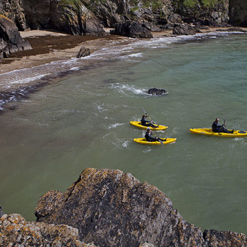 Sea Kayaking Waterford, Ireland at Cliff House Hotel, Ardmore, Co. Waterford