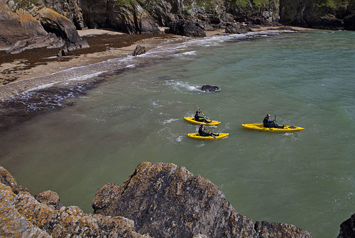 Sea Kayaking Waterford, Ireland at Cliff House Hotel, Ardmore, Co. Waterford