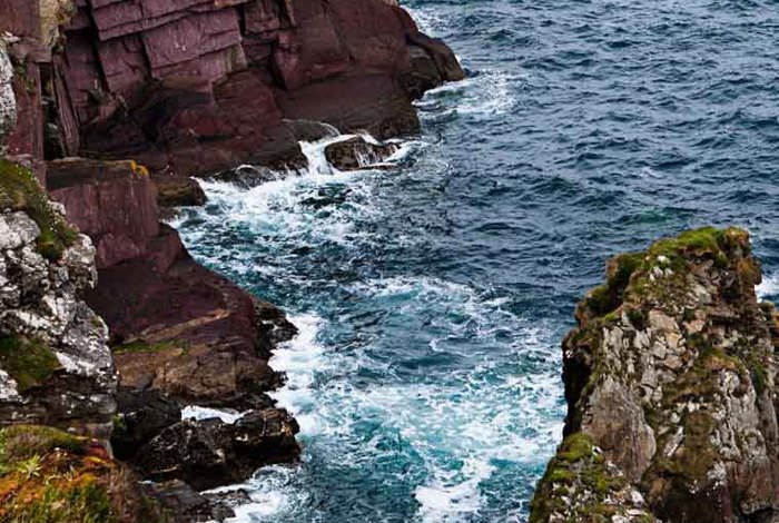 Cliff Walk Sea Rocks at Cliff House Hotel, Ardmore