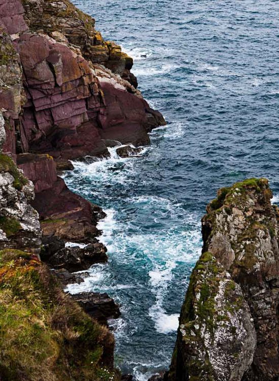 Cliff Walk Sea Rocks at Cliff House Hotel, Ardmore