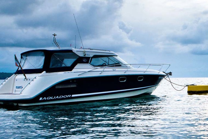 Boat at Cliff House Hotel, Ardmore