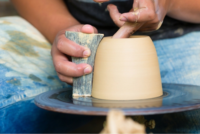 Pottery at Cliff House Hotel, Ardmore