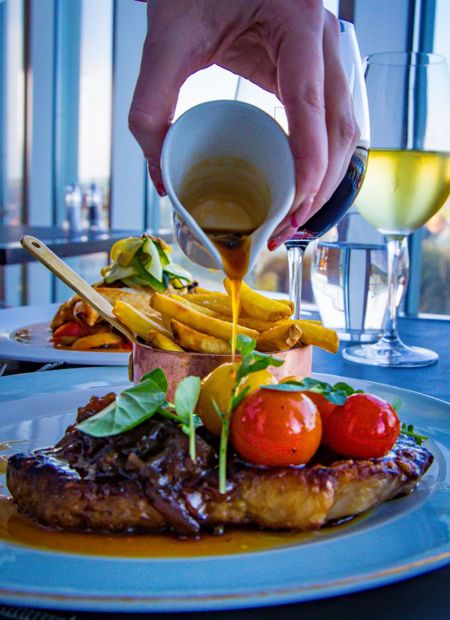 Five-star oceanfront Restaurant and Bar, Ardmore at Cliff House Hotel, Ardmore