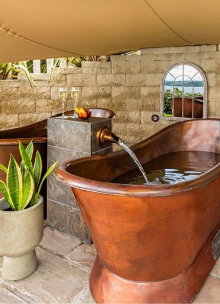 Outdoor Copper Bath