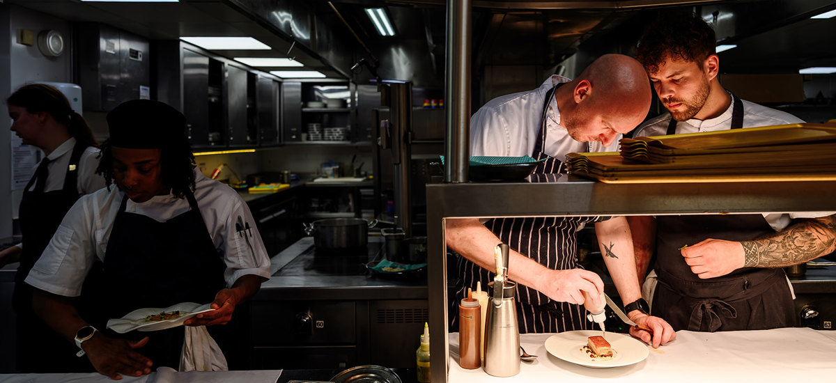 Michelin Star Restaurant Kitchen