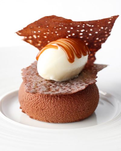 Chocolate dessert at House Restaurant, Cliff House Hotel