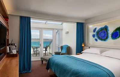 Luxury sea-view guest room at Cliff House Hotel Ardmore