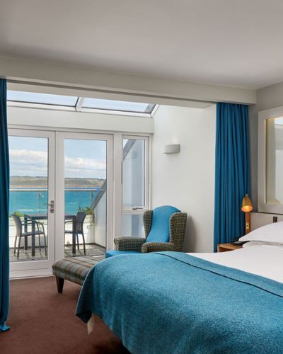 Luxury sea-view guest room at Cliff House Hotel Ardmore