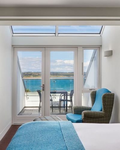 Private terraces offer endless ocean views at Cliff House Hotel