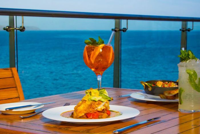 Al Fresco Dining at Cliff House Hotel, Ardmore, Co. Waterford