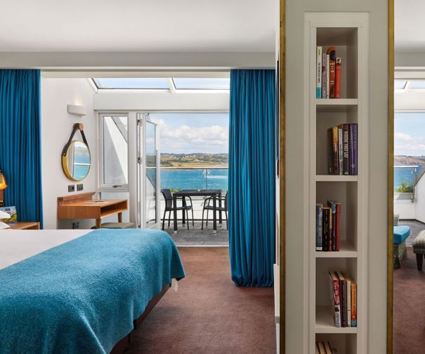 Warm suites bathed in sunlight at Cliff House Hotel