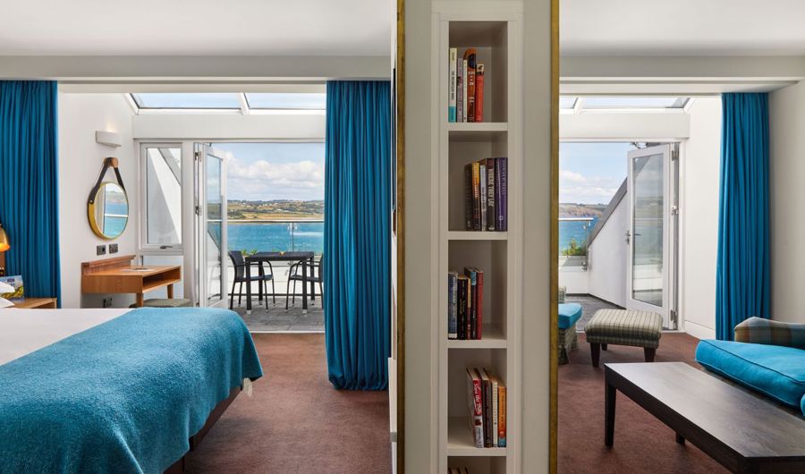 Warm suites bathed in sunlight at Cliff House Hotel