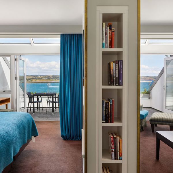 Warm suites bathed in sunlight at Cliff House Hotel