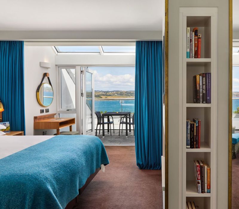 Warm suites bathed in sunlight at Cliff House Hotel