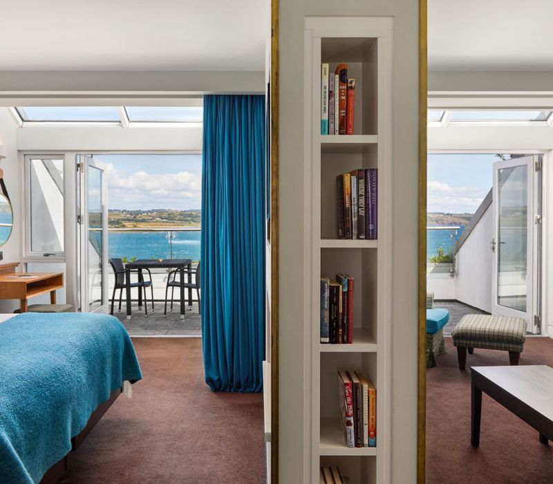 Warm suites bathed in sunlight at Cliff House Hotel