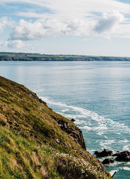 Coastal Cliff View Near Ardmore, Waterford