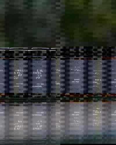 The Well at Cliff spa products on display