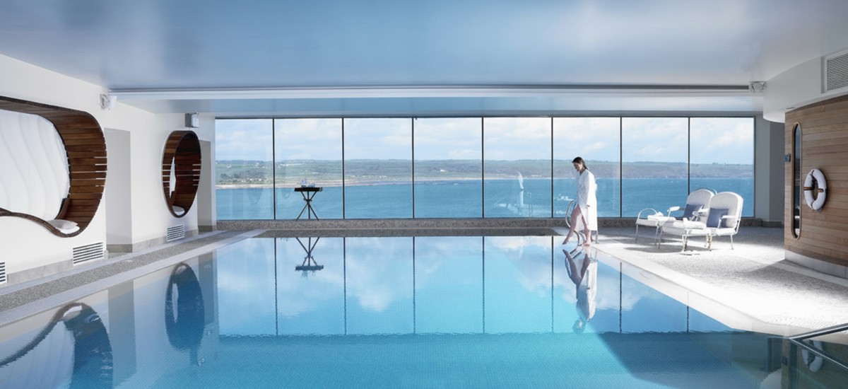 Sea View Swimming Pool at Cliff House Hotel Spa, Ardmore